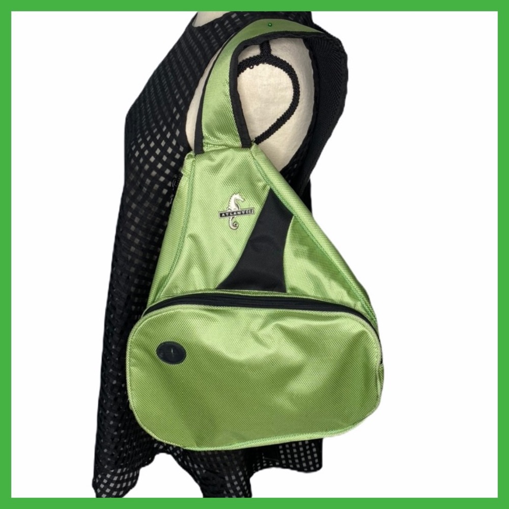 Atlantic Lime Shoulder Travel Backpack